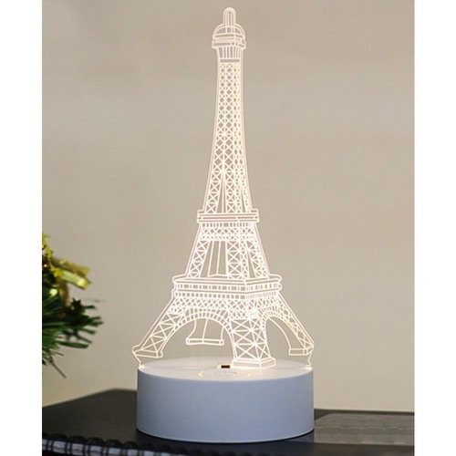 에펠탑 아크릴 인테리어 LED 무드등
