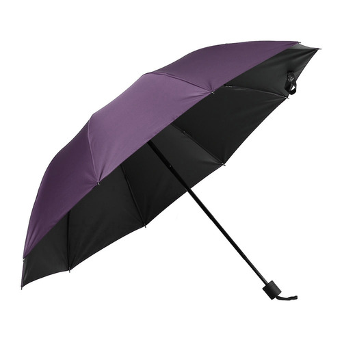 양산 기능 거꾸로 접히는 3단 대형 우산 퍼플