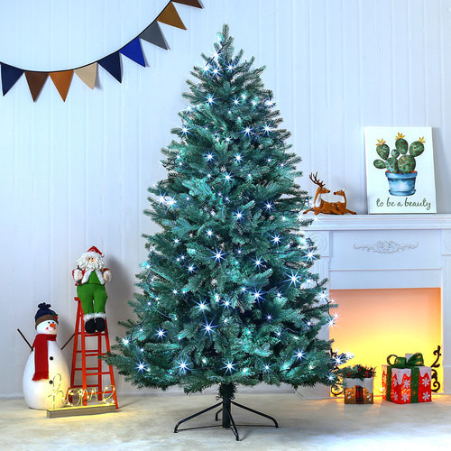 전나무 H형 크리스마스트리 180cm LED 백색전구포함