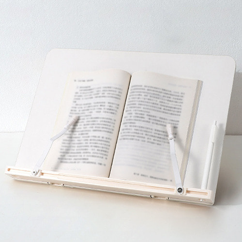 노트북 태블릿 거치대 가능 화이트 독서대 39cm