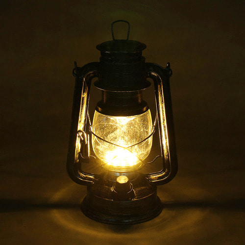 밝기조절 빈티지 캠핑 램프 웜색전구 브라스B