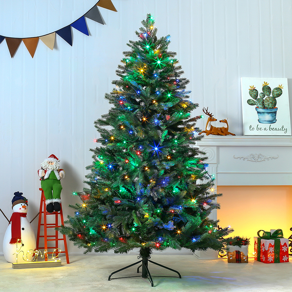 전나무 H형 크리스마스트리 180cm LED 칼라전구포함